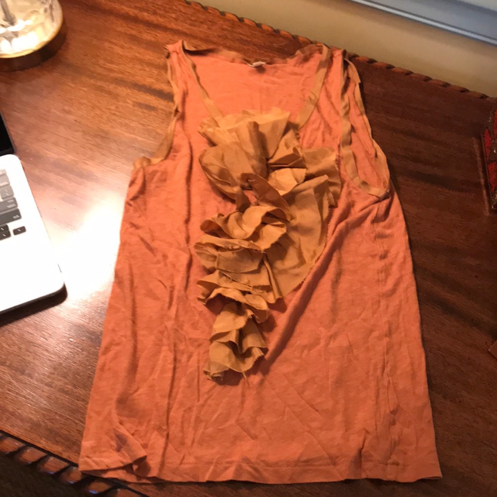 J.Crew Ruffle Tank